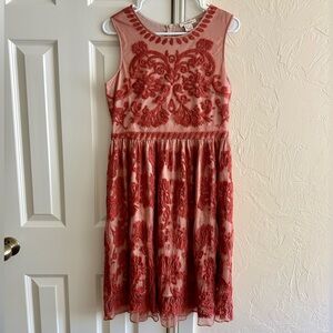 Sundance Love at First Sight Embroidered Dress Size 8